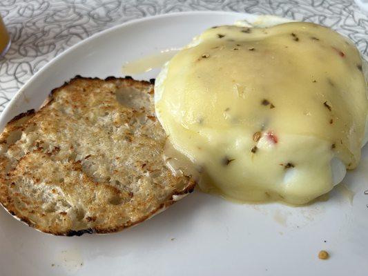 English Muffin Sandwich with added egg