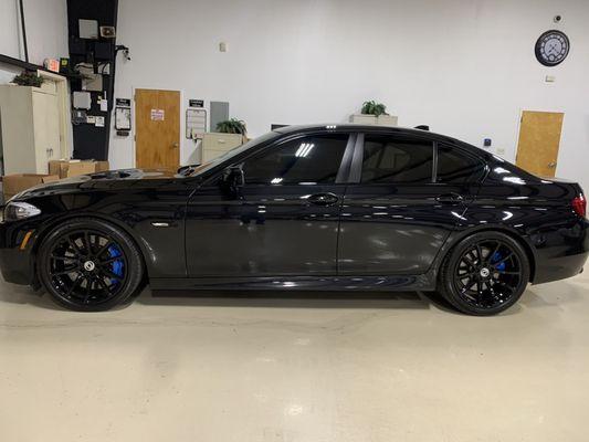 My 2011 BMW 550i with paint protection and ceramic coating