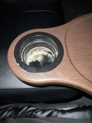 Dirty cup holder