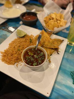 Birria tacos without beans