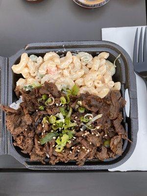 Beef Mini (+ $1 to sub the salad for mac salad)