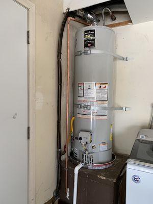 Water heater installation