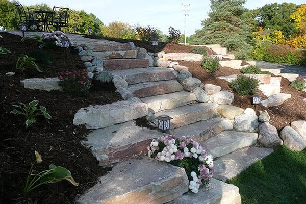 Waukesha installation Novotny landscaping LLC installed in 2006.  These proud customers would love to tell you about our service.