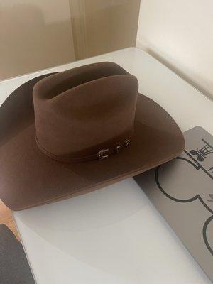 Brown hat