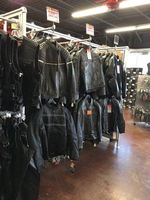 Good selection of leather