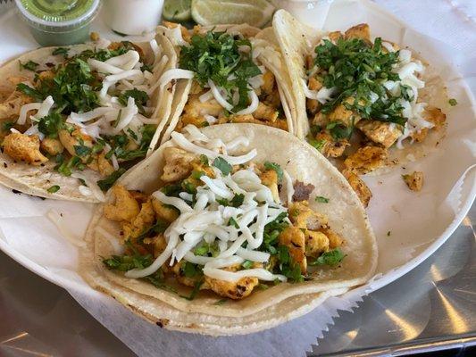 Chicken tacos