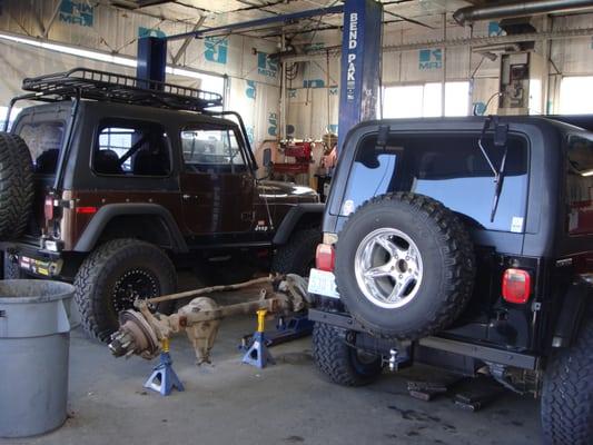 Two bay shop with complete automotive care. Also adding more square footage in the spring.