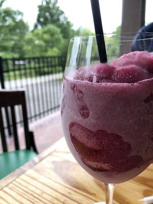 Red wine slushee