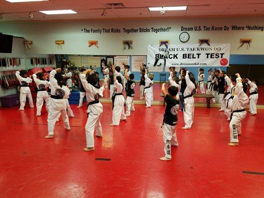 Black Belt Test. Nov 2016