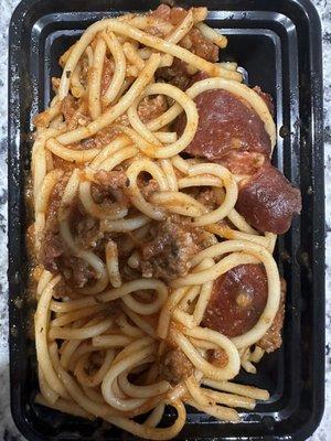 BBQ spaghetti