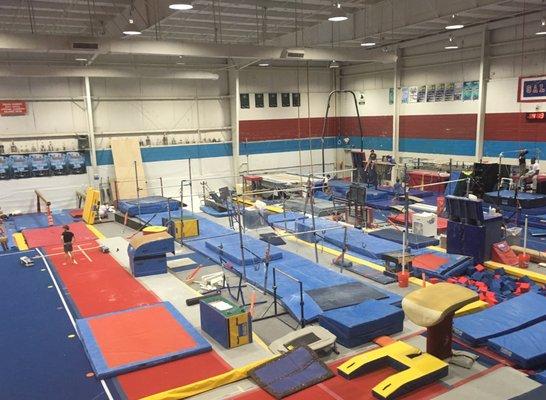 Inside Salem Gymnastics