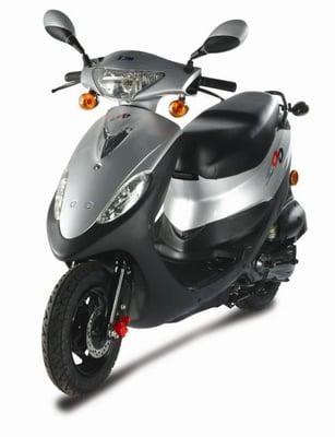 We have SYM DD50 mopeds.