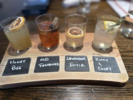 Cocktail flight