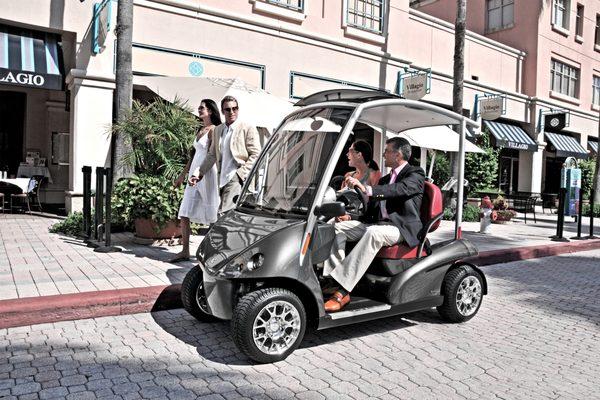 From the course to out on the town, Garia luxury golf cars get your their in style