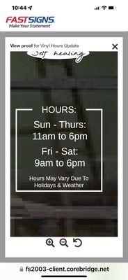 You talk and we listened. New business hours that work better for you and us!