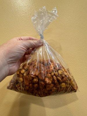 Custom spicy snack mix!