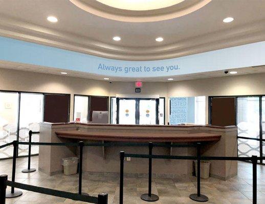 BayPort Credit Union branch interior view