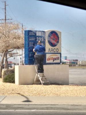 Gas prices rising