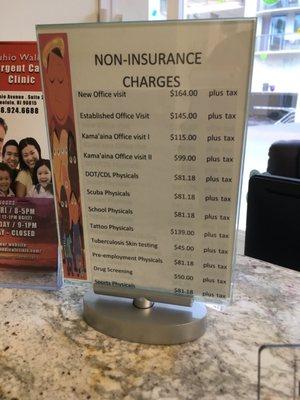 Non-Insurance Costs