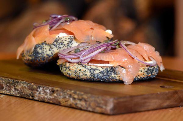 Lox on Poppy Seed