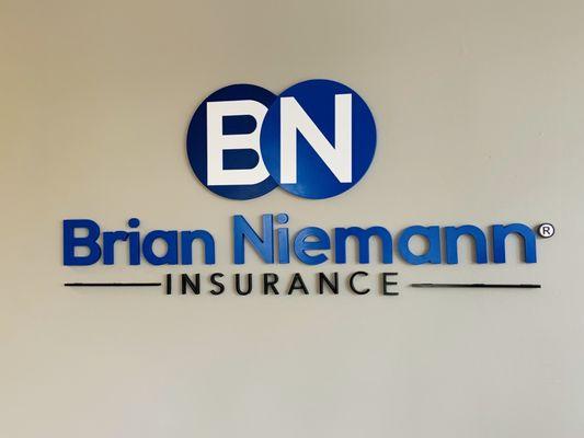 Brian Niemann Insurance Interior Logo