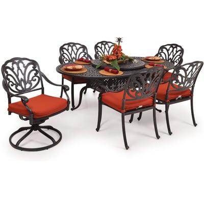 San Marino Outdoor Cast Aluminum Patio Dining Set