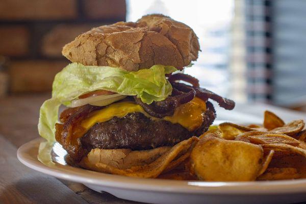 Burgers are 1/2 price on Game Days! We have more food & drink specials everyday