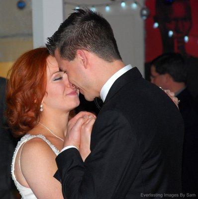 Bride and Groom share their first dance as husband and wife