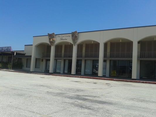 Front of tbe theater.