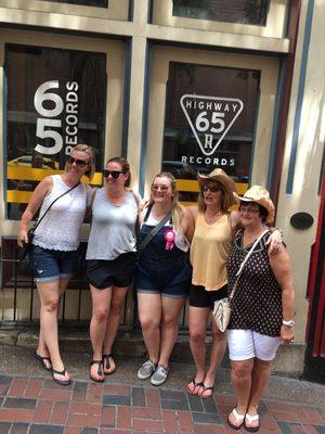 Hey fans of the show NASHVILLE. We visited Highway 65 Records on the downtown Walking Tour.