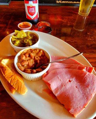 Smoked Ham Plate (large) pick your 2 sides