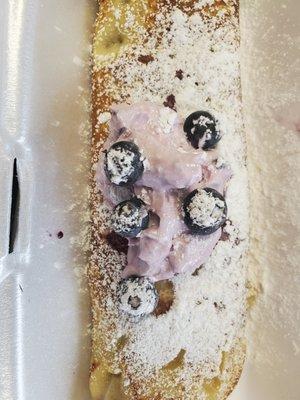 Blueberries and Cream Crepe