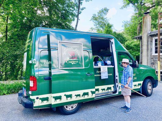 Woodside Farm Creamery -- their food truck at Marshall Steam Museum