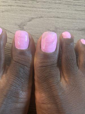 The $96 pedicure I paid for