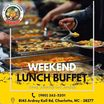 Week end lunch buffet