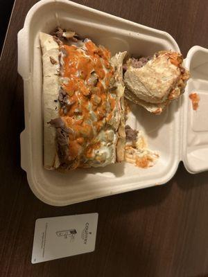 One of the best Philly sandwiches I've ever had and it's my go to at any place that serves them. 5 stars would be selling them short.