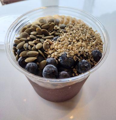 Blueberry hill acai bowl