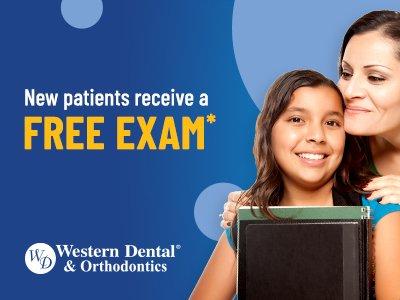  New patients receive a free exam. Book today!