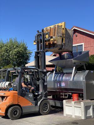 Crushing Grenache