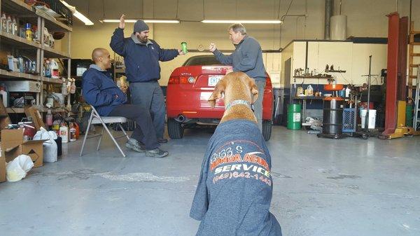 Buzz hired Buckeye to manage the shop, he's obviously lost control.