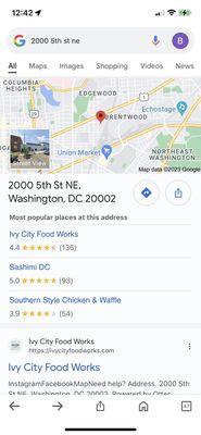 Showing address of restaurant co-op with 20+ other restaurant co-ops