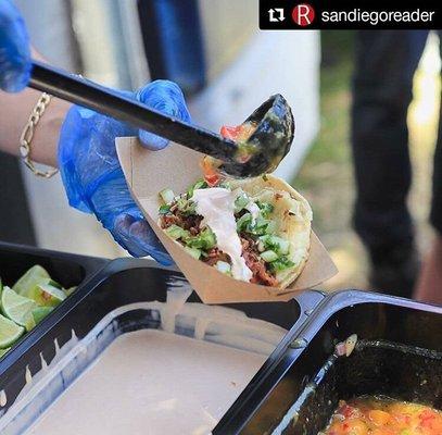 Tacotopia event by San Diego Reader 2017: Smoked Tuna taco