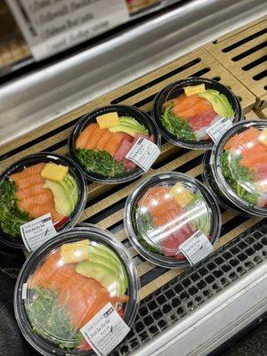 Chirashi bowls - fresh looking indeed to me!