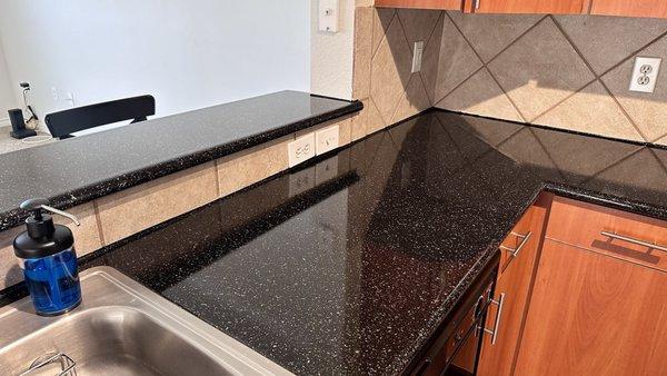 Countertop renovated