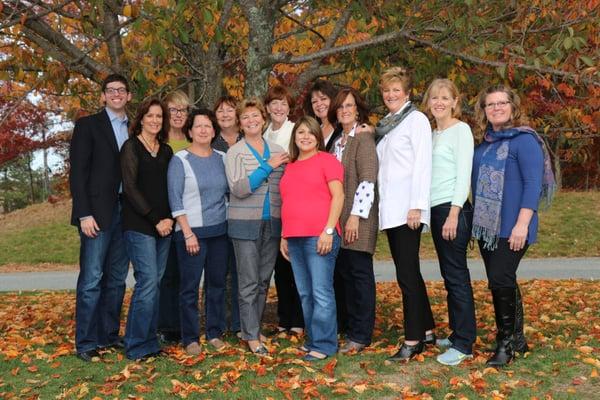 Our Holly Tree Dental Team at our annual two-day retreat and team-building meeting in November, 2015.