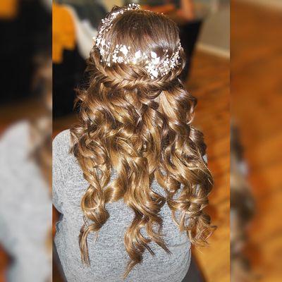 Bridal hair