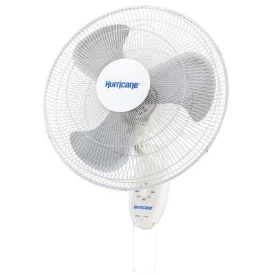 16" and 18" Hurricane Supreme wall mount oscillating fans