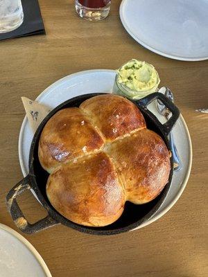 Pull apart bread with the scallion butter. Absolutely phenomenal!!!