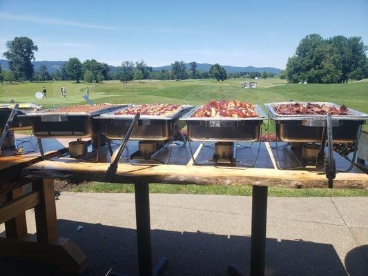 Bbq buffet for Good Samaritan TlAnnual Tournament  2019