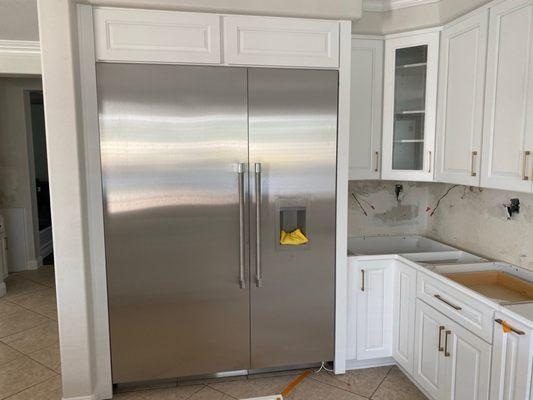 Fridge install